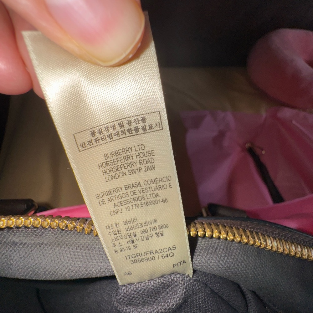 Burberry Classic Checkered Bag and wallet set. Very old No proof of authenticity - Picture 10 of 16